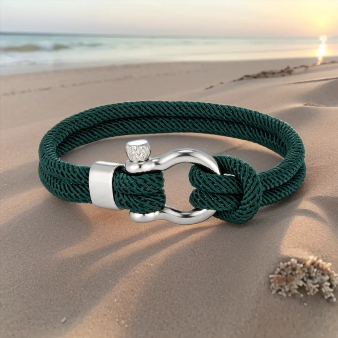 Pulseira de Corda Náutica Green