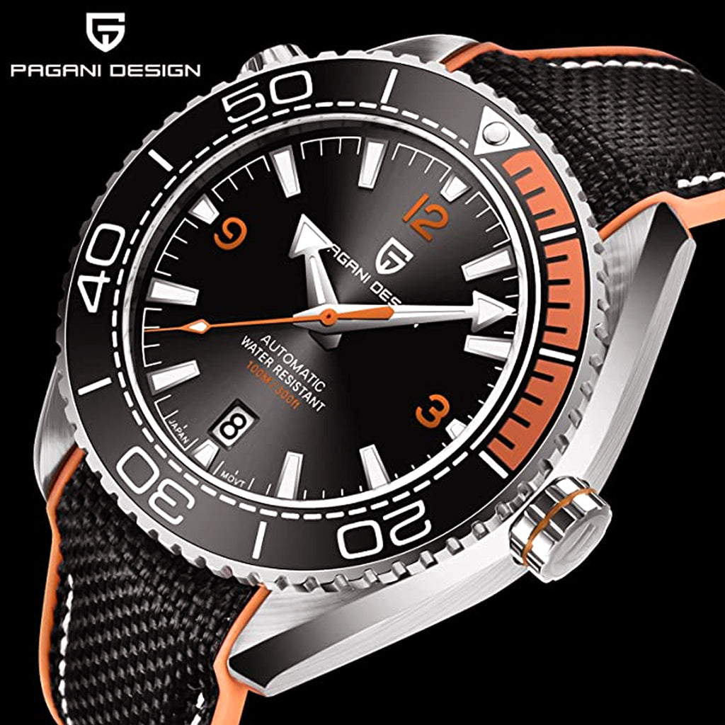 Relógio Pagani Design Seamaster Orange