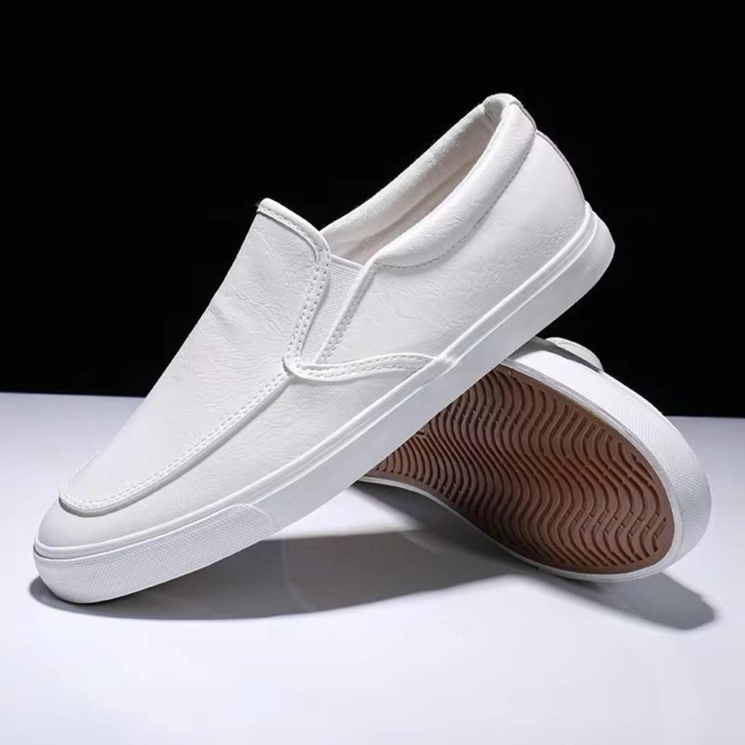 Slip On Masculino De Couro Brasted