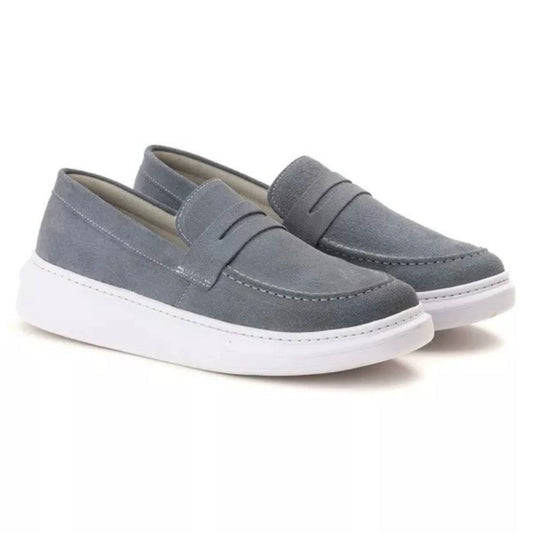 Loafer Masculino Cinza Azulado