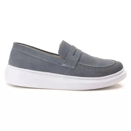Loafer Masculino Cinza Azulado