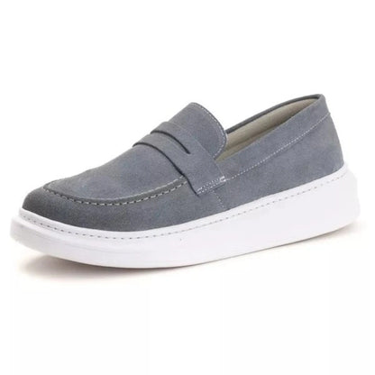 Loafer Masculino Cinza Azulado