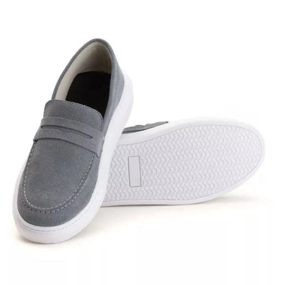 Loafer Masculino Cinza Azulado