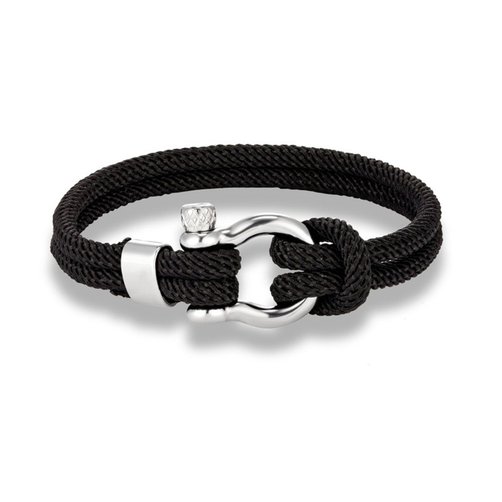 Pulseira de Corda Náutica Black