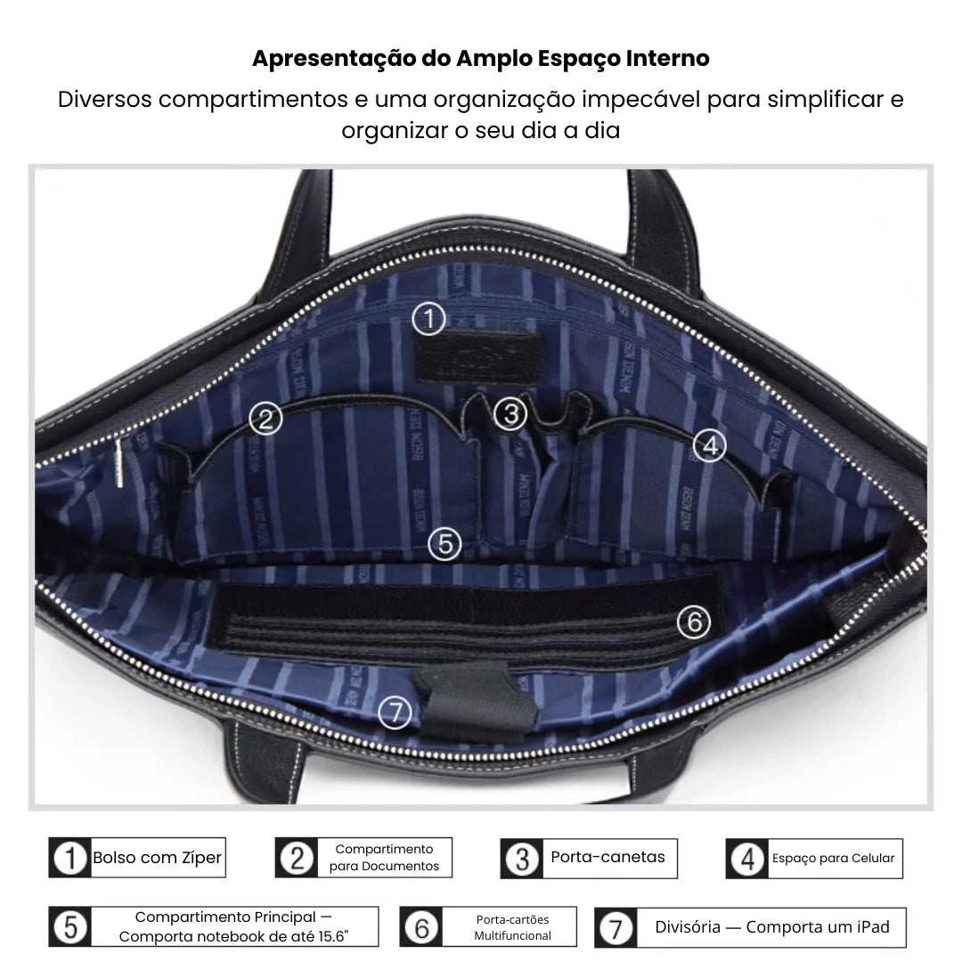 Bolsa Masculina Bison Denim Lorne