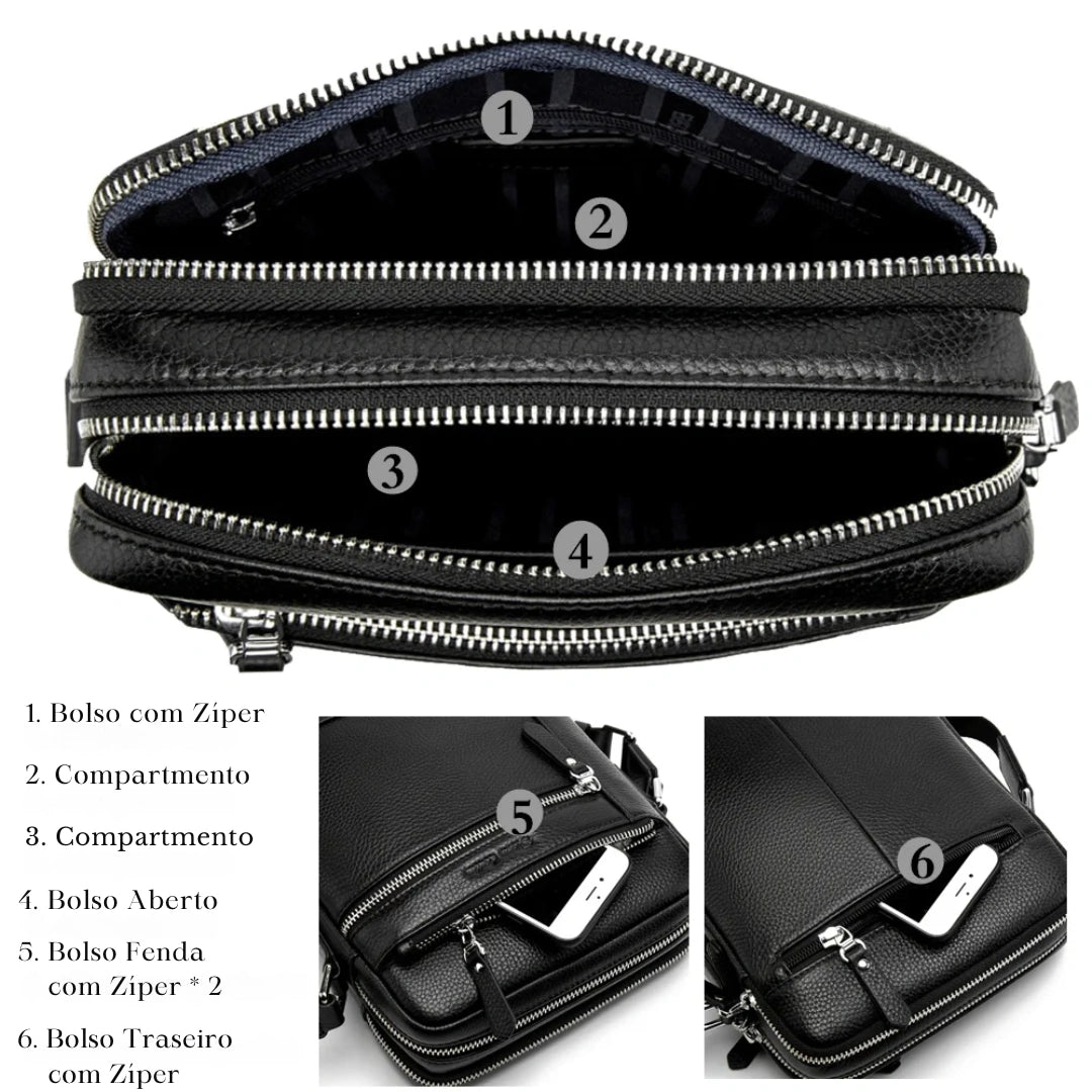 Bolsa Masculina Bison Denim Wexford
