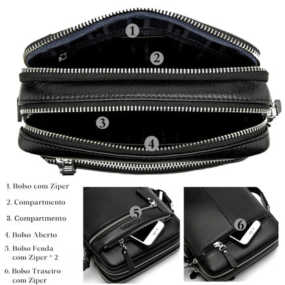 Bolsa Masculina Bison Denim Wexford