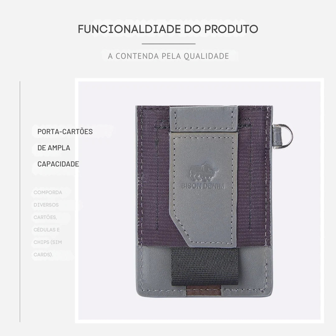 Carteira Masculina Bison Denim Everest