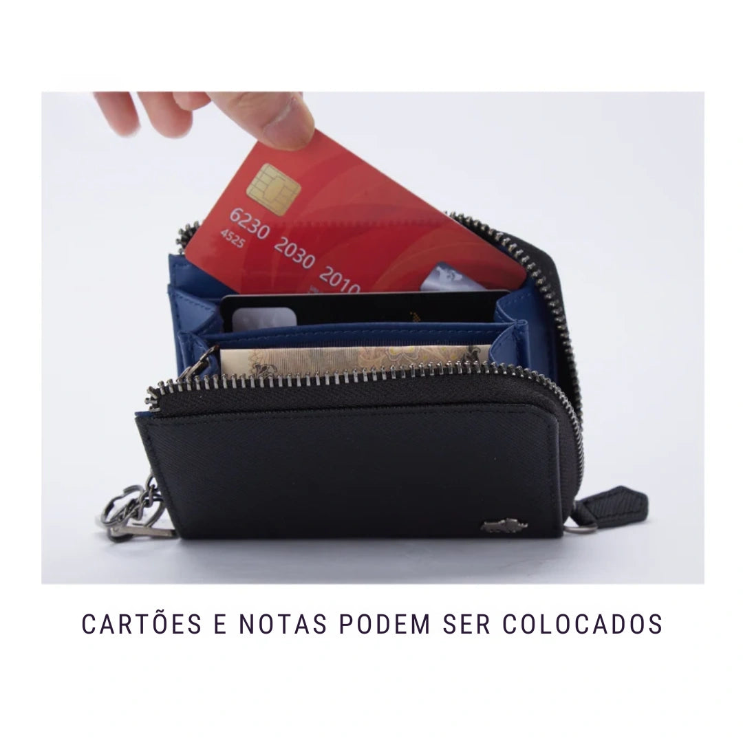 Carteira Masculina Bison Denim Hex