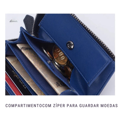 Carteira Masculina Bison Denim Hex