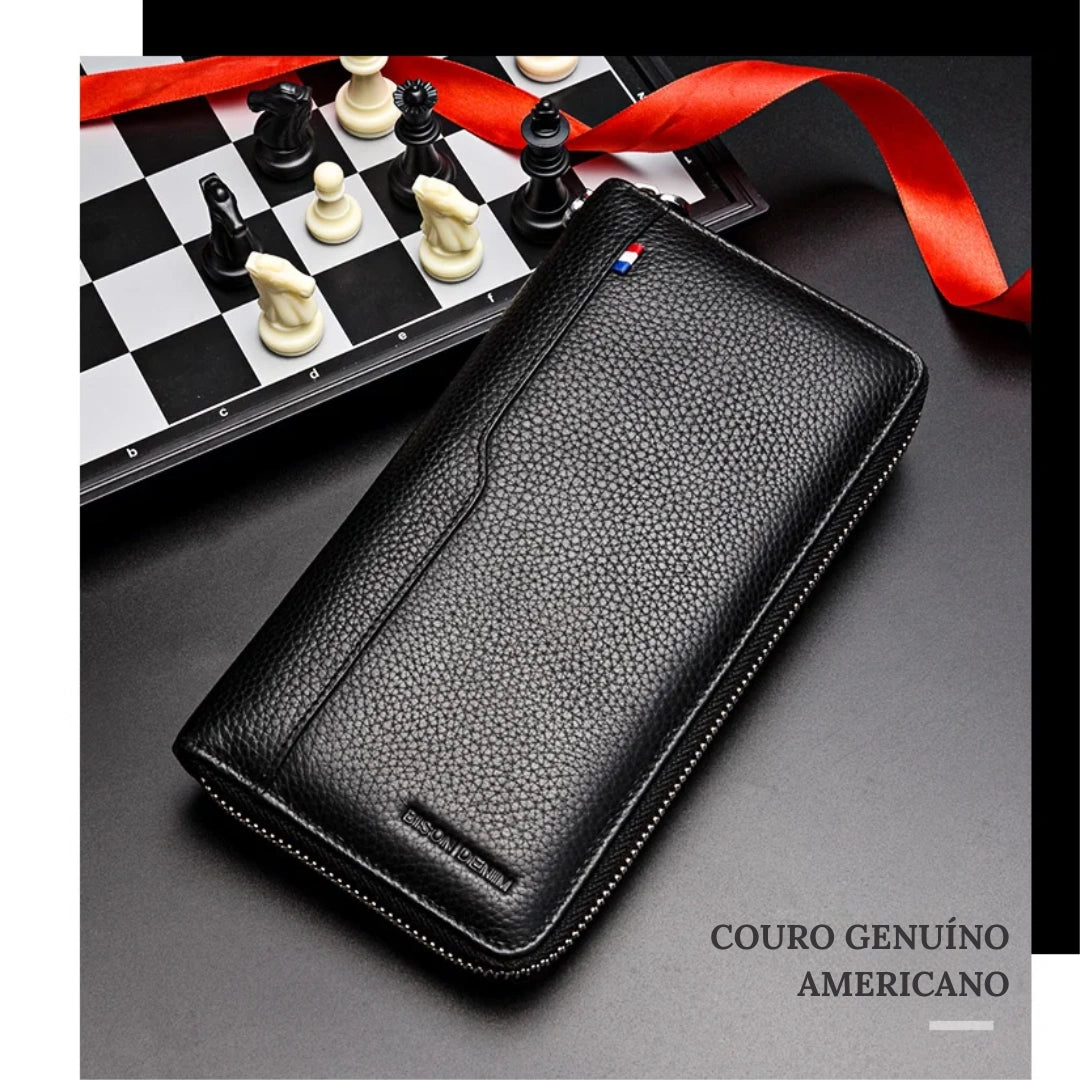 Carteira Masculina Bison Denim Knox
