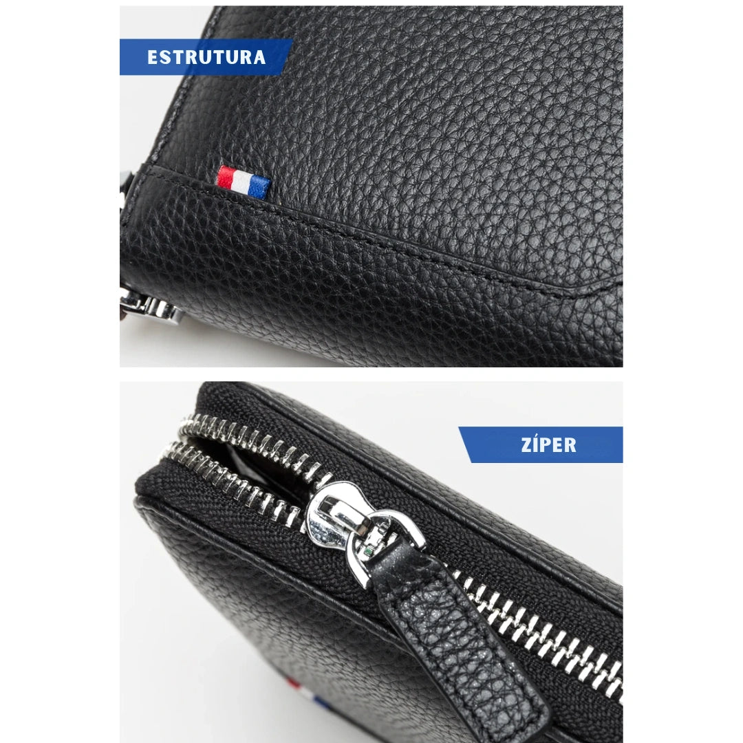 Carteira Masculina Bison Denim Knox