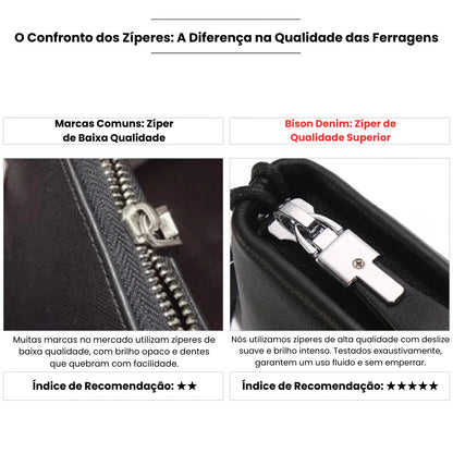 Carteira Masculina Bison Denim Line