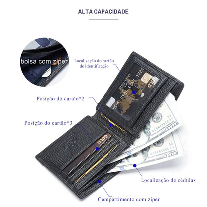 Carteira Masculina Bison Denim Luno