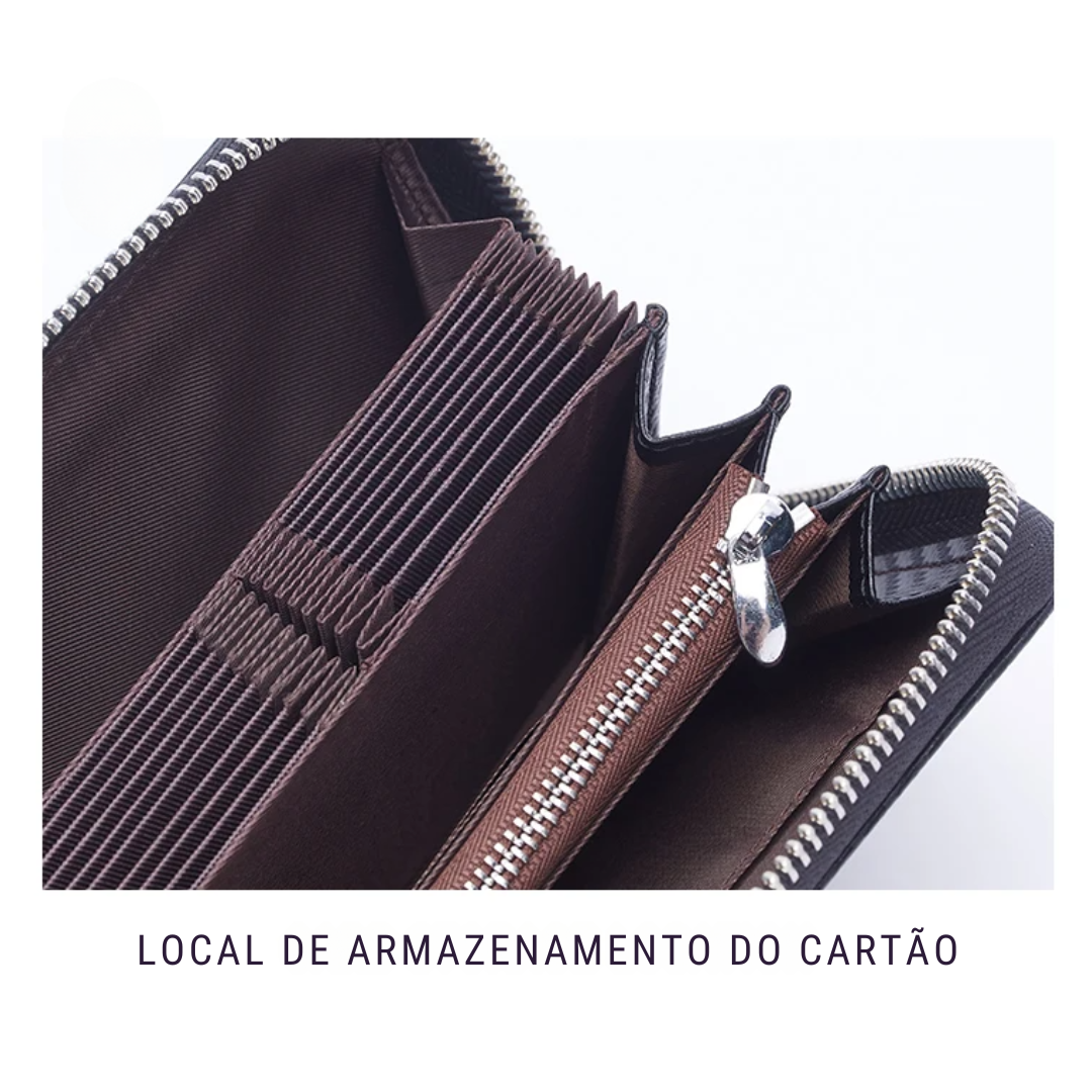 Carteira Masculina Bison Denim Magma