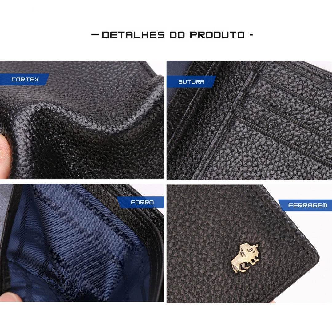 Carteira Masculina Bison Denim Mono