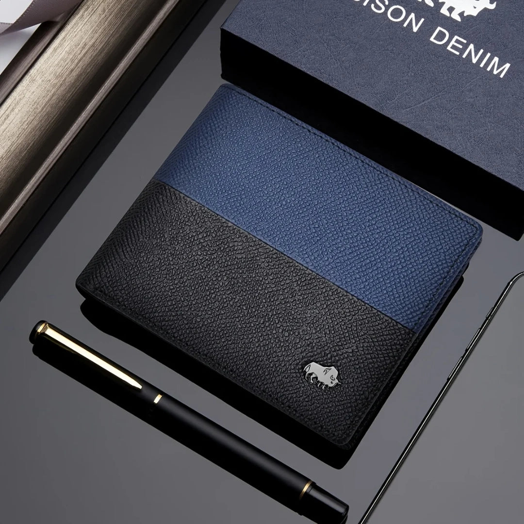 Carteira Masculina Bison Denim Onyx