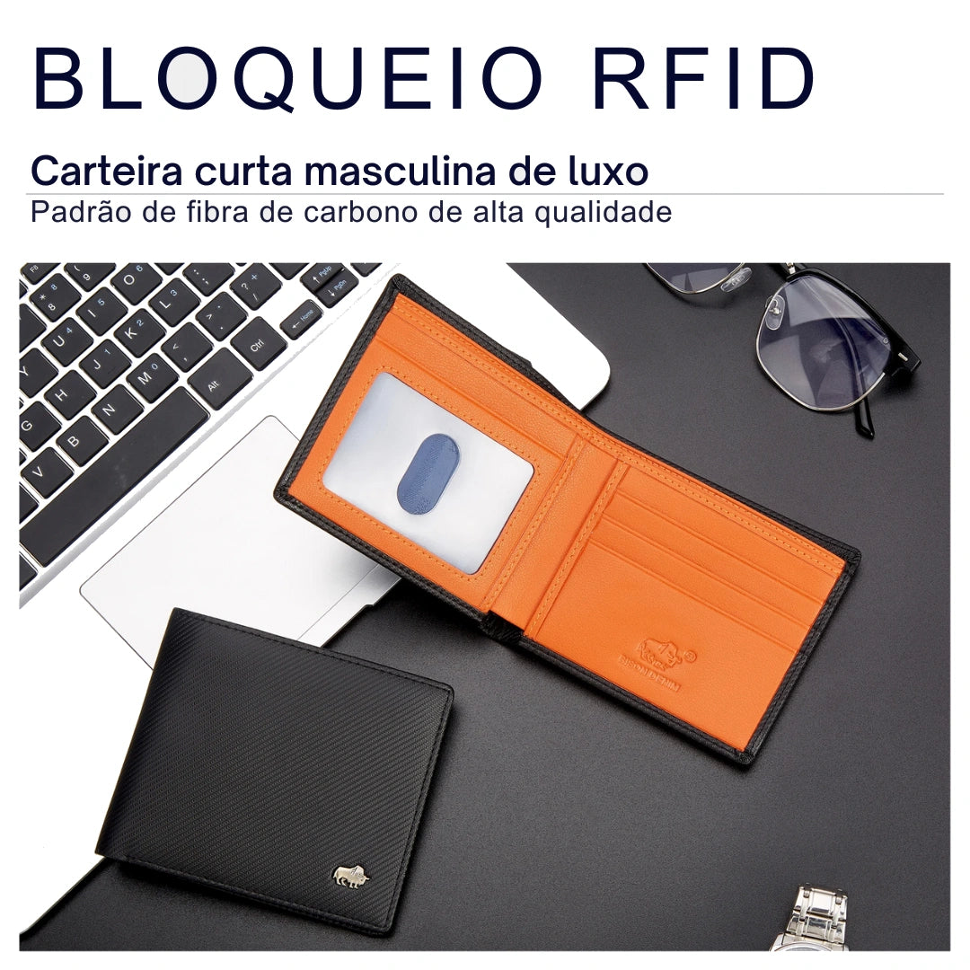 Carteira Masculina Bison Denim Unit