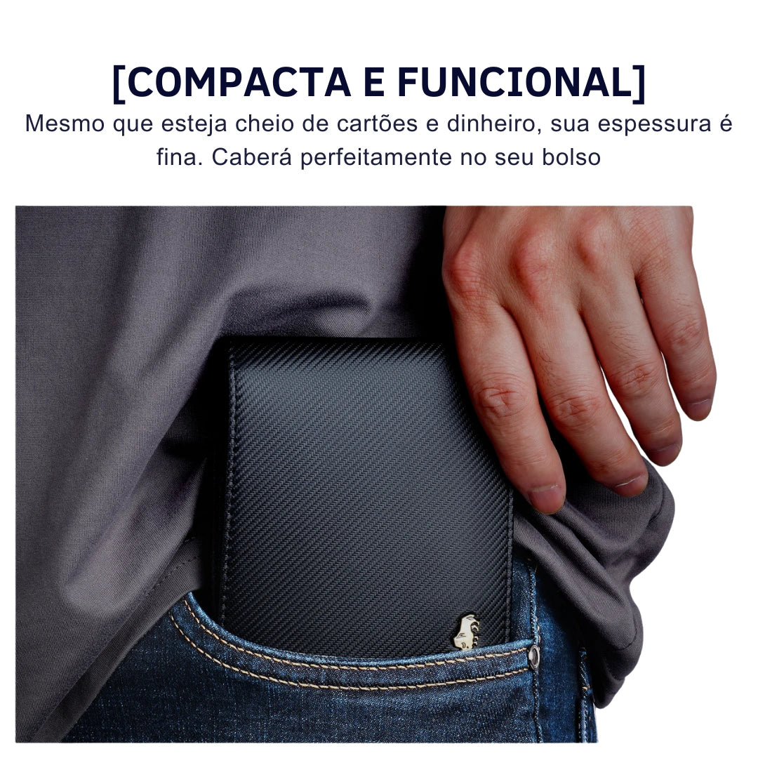 Carteira Masculina Bison Denim Unit