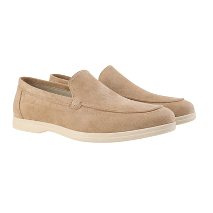 Loafer Masculino Suede Bege