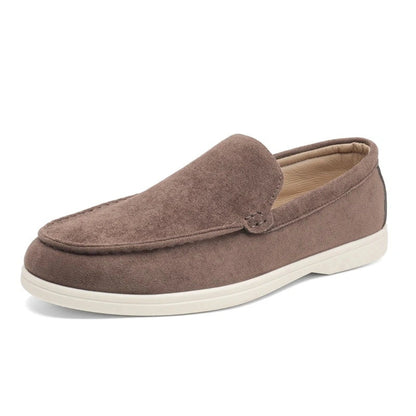 Loafer Masculino Suede Marrom