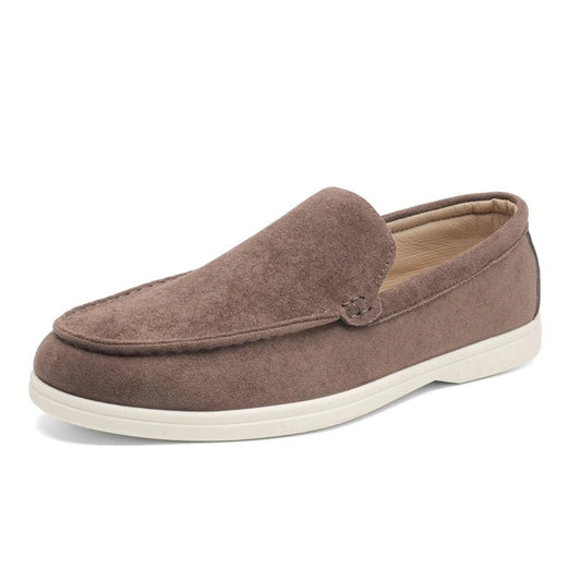 Loafer Masculino Suede Marrom