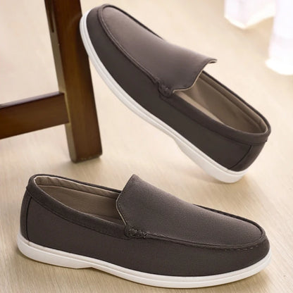 Loafer Masculino Suede Marrom Café