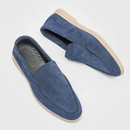 Loafer Masculino Suede Premium Azul