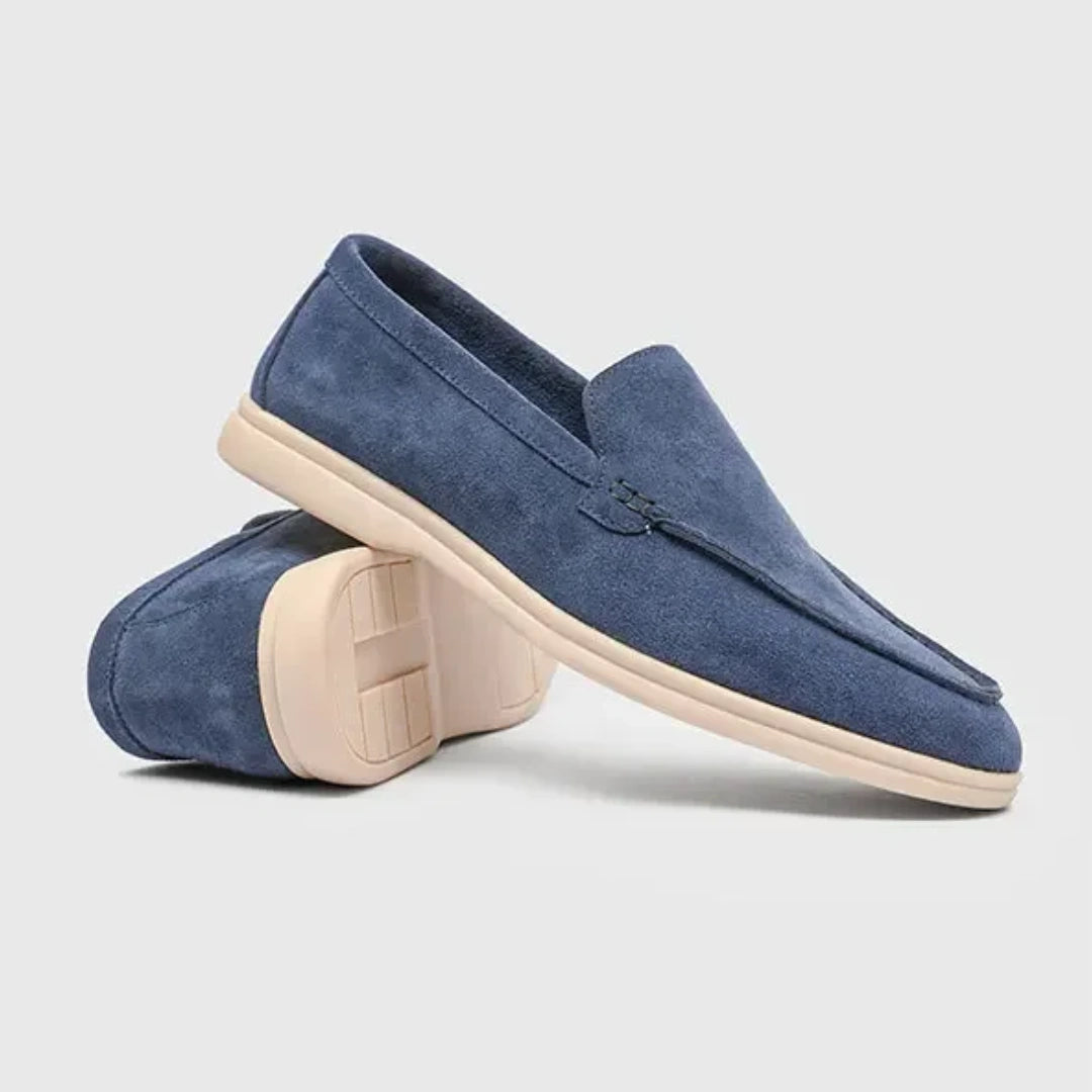 Loafer Masculino Suede Premium Azul