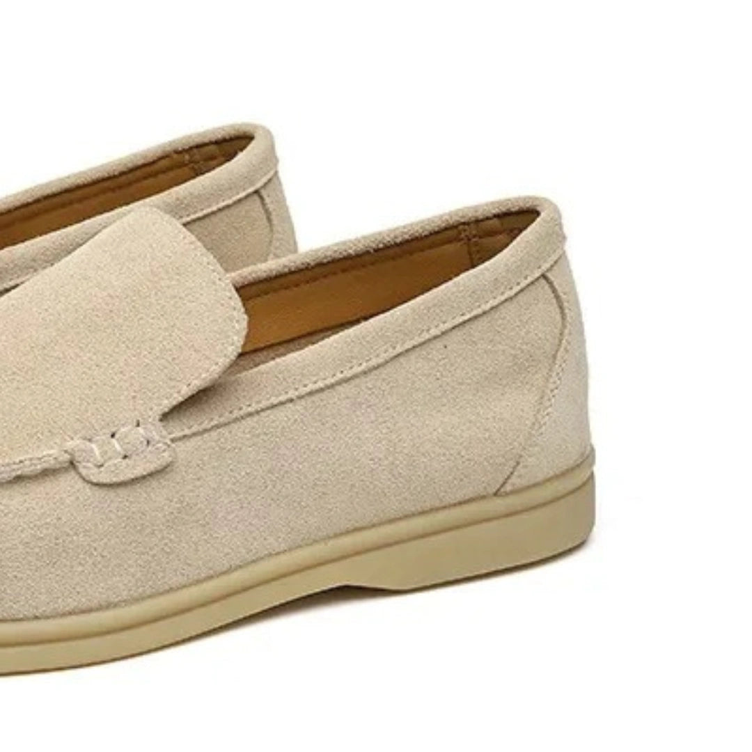 Loafer Masculino Suede Premium Bege