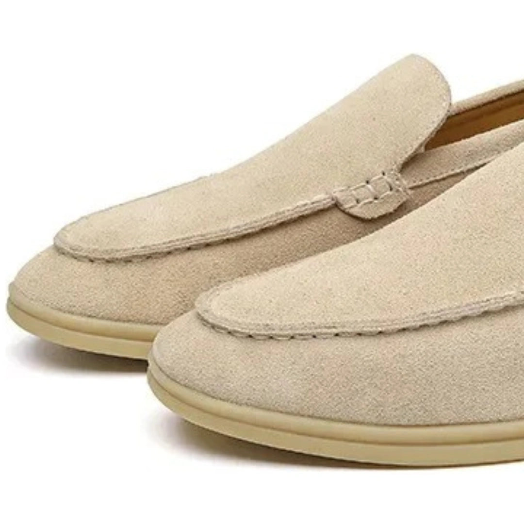 Loafer Masculino Suede Premium Bege