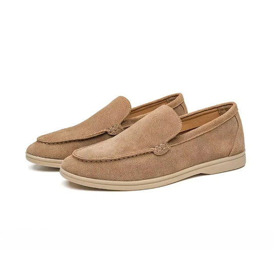 Loafer Masculino Suede Premium Caramelo