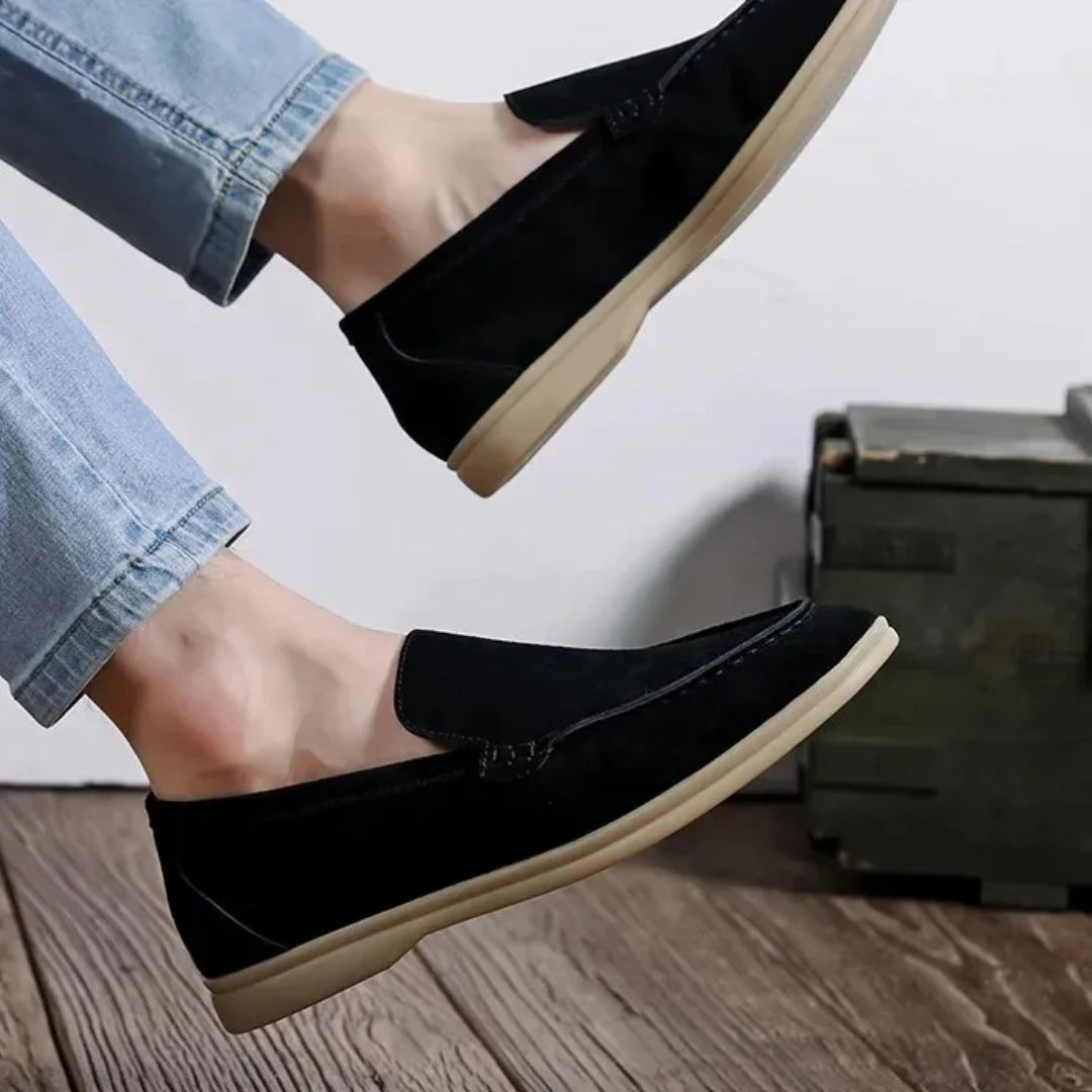 Loafer Masculino Suede Premium Preto