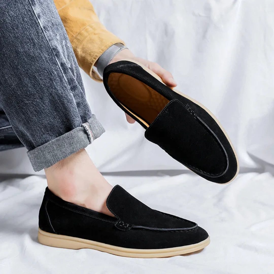Loafer Masculino Suede Premium Preto