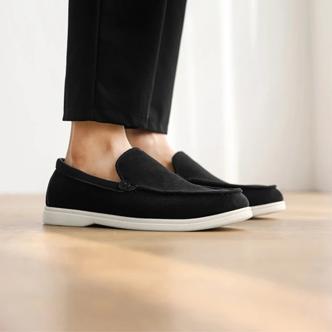 Loafer Masculino Suede Preto