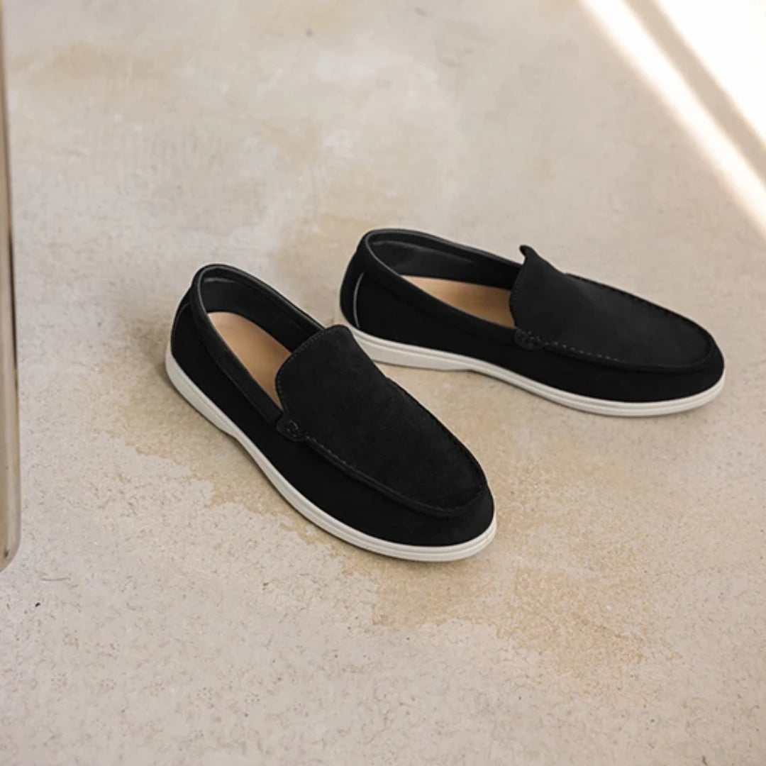 Loafer Masculino Suede Preto