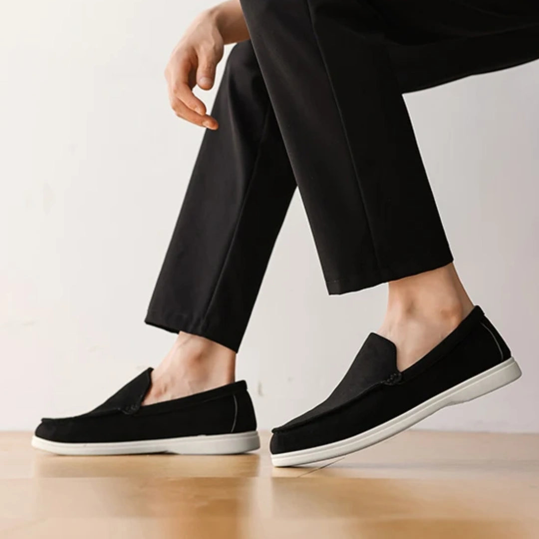 Loafer Masculino Suede Preto
