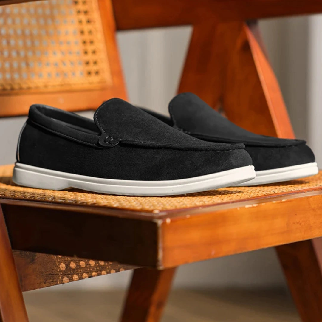 Loafer Masculino Suede Preto