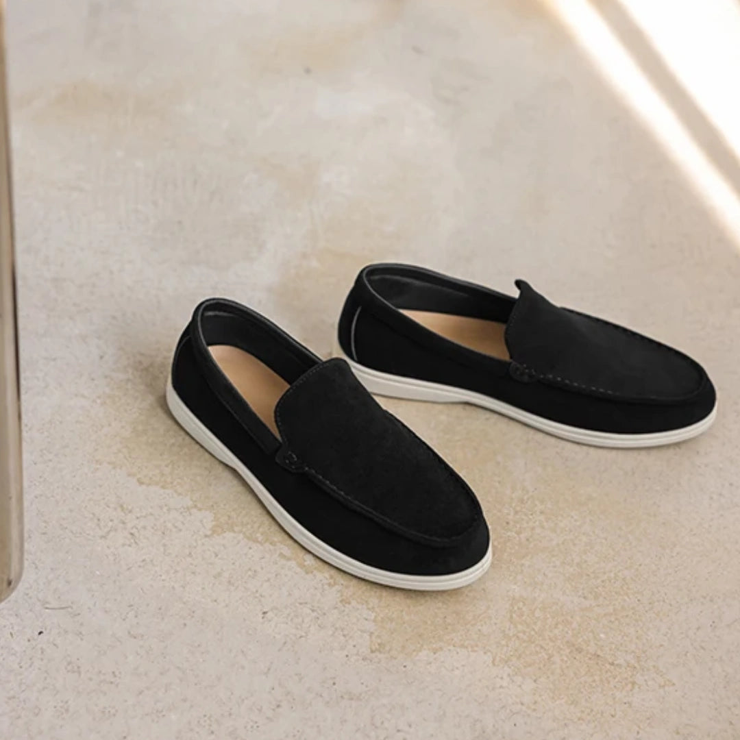 Loafer Masculino Suede Preto