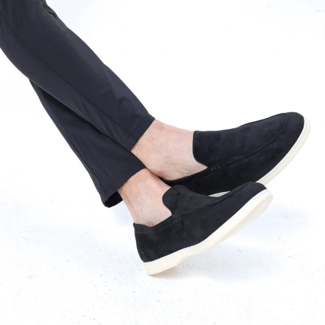 Loafer Masculino Suede Preto