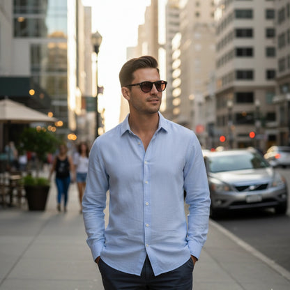 Óculos Masculino Colorful Marrom