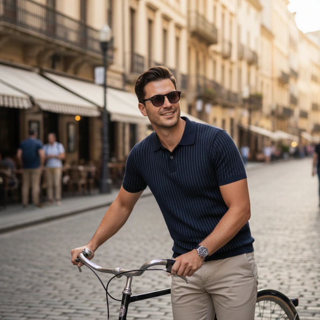 Óculos Masculino Colorful Marrom