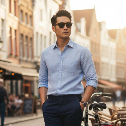 Óculos Masculino Colorful Transparente