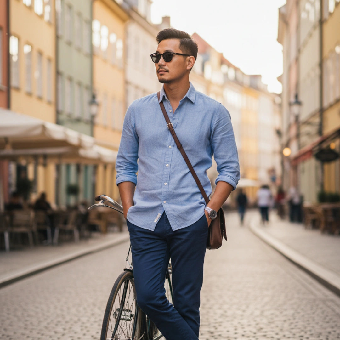 Óculos Masculino Colorful Transparente