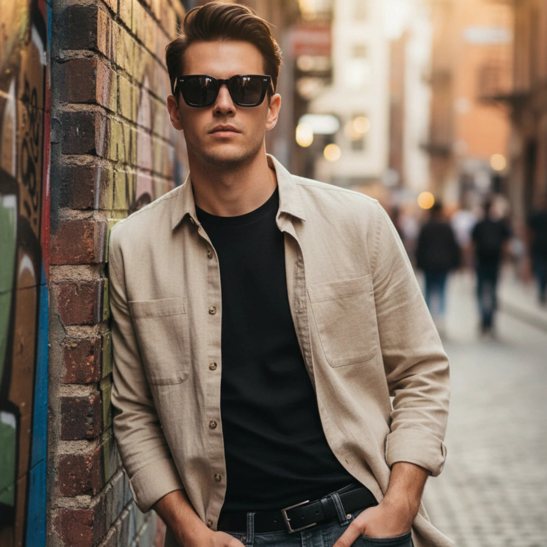 Óculos Masculino Miami Preto