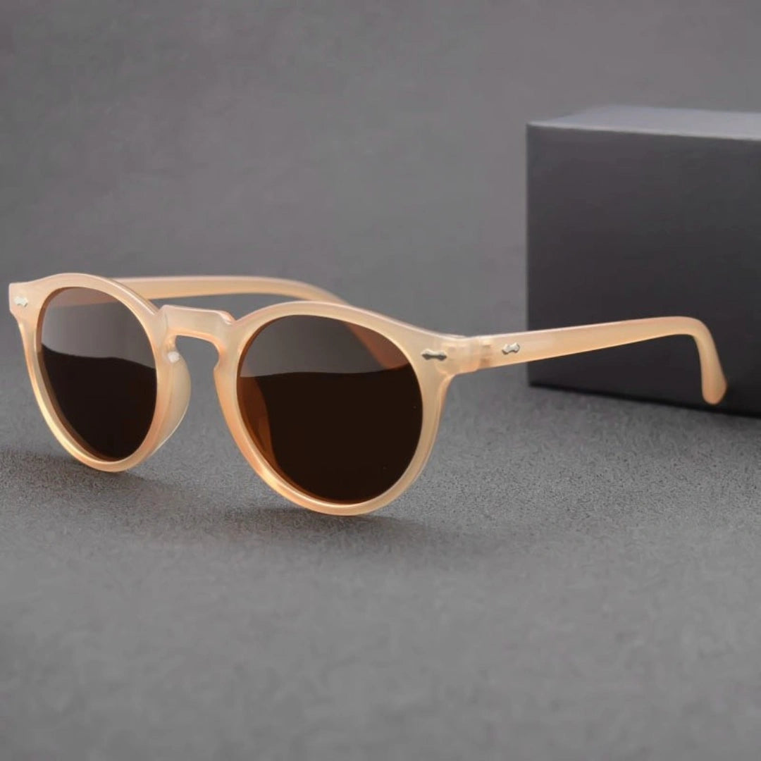 Óculos Masculino Old Money Areia