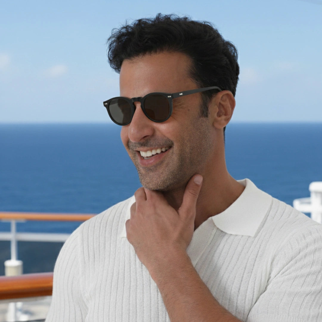 Óculos Masculino Old Money Preto