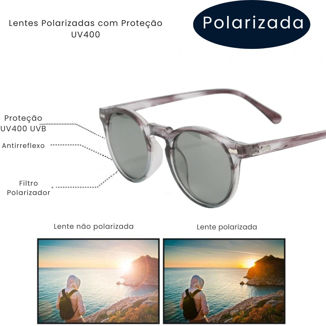 Óculos Masculino Old Money Vinho